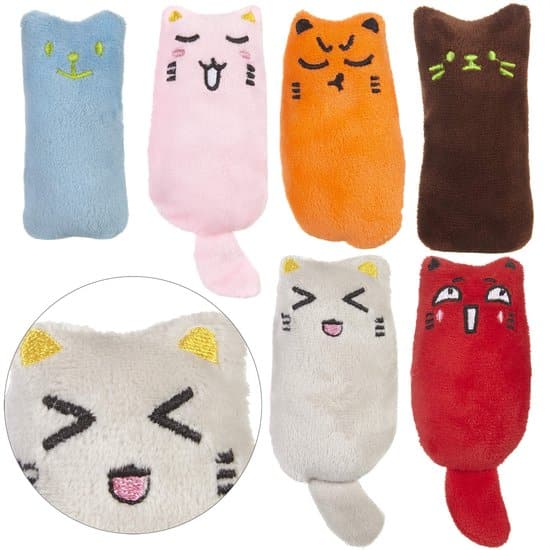 mint kitty katten speelgoed set van kattenkussen met kattenkruid