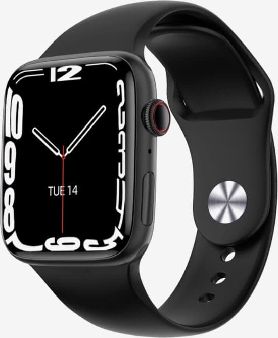 smartwatch rankos dt7 pro sporthorloge smartwatch dames heren zwart 1