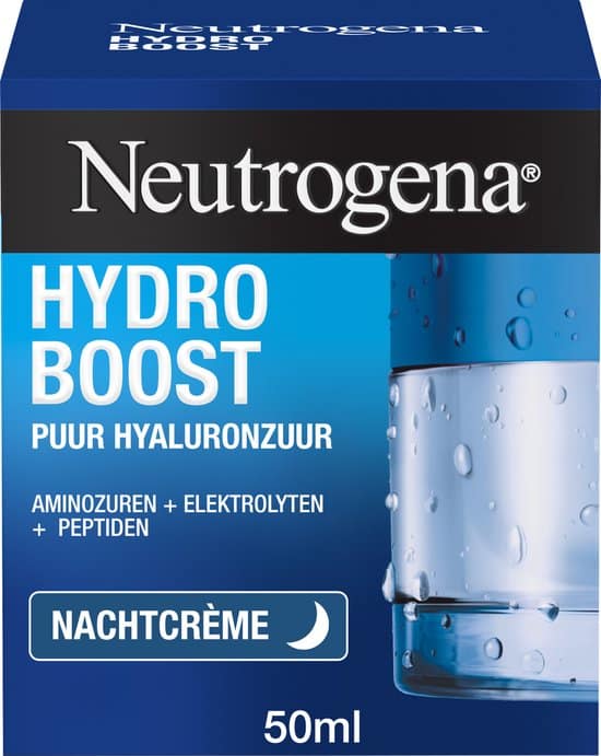 neutrogena hydro boost nachtcreme intensief hydraterende en herstellend