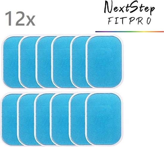 nextstep fitpro 12x gel pads 6 zakjes x 2 pads past op elke ems trainer