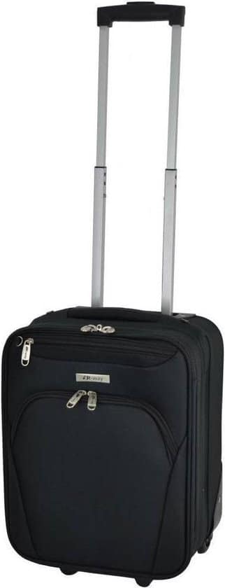 r way handbagagekoffer 45x40x25cm zwart 35 liter kleine handbagagekoffer