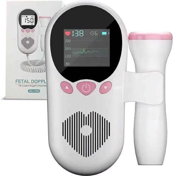 doppler baby echo apparaat fetal hartje monitor dopplers thuis
