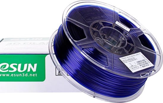 esun petg blue 175mm 3d printer filament