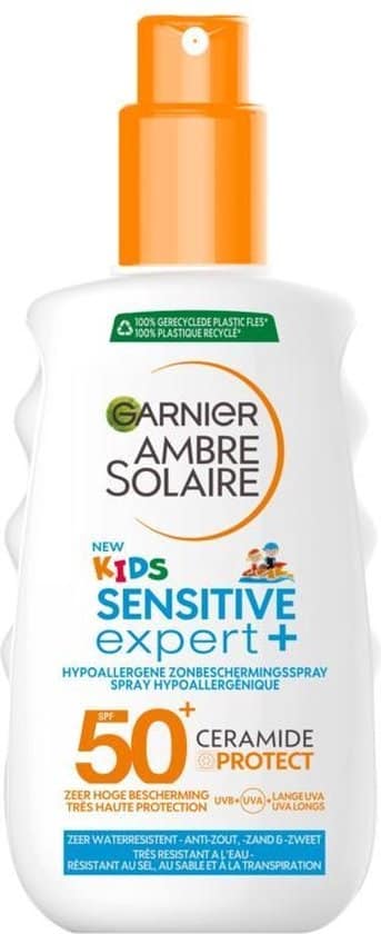 garnier ambre solaire kids ceramide protect zonnebrandspray spf 50 150 ml