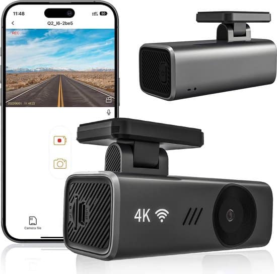 golanzo dashcam voor auto ultra 4k voor camera full hd wifi met app