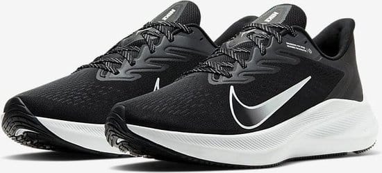 nike zoom winflo 7 zwarte heren hardloopschoenen cj0291 005 maat 475 2