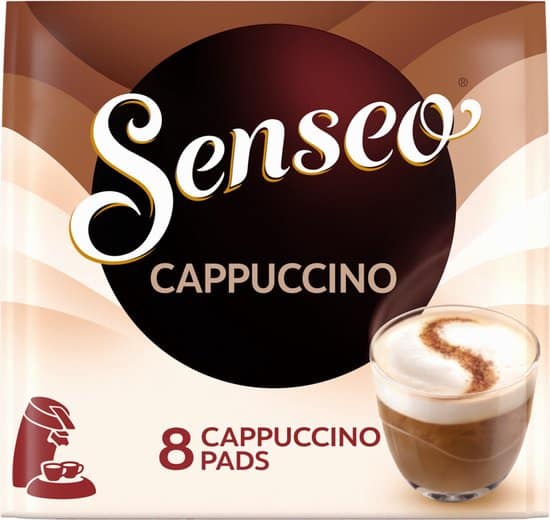 senseo cappuccino koffiepads 2 9 intensiteit 10 x 8 pads