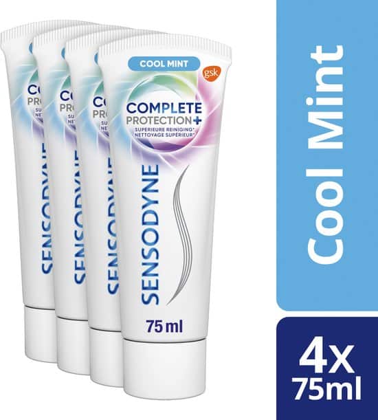 sensodyne complete protection cool mint tandpasta voordeelverpakking