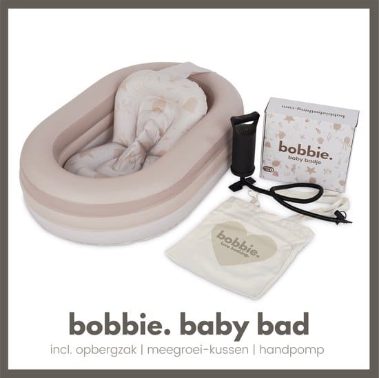 bobbie opblaasbaar babybadje opblaasbadje voor baby en peuter 0 tot 4