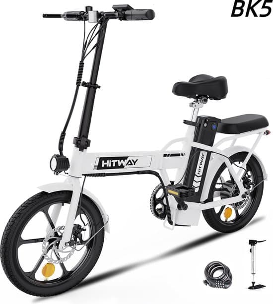 hitway bk5 elektrische fiets e bike opvouwbaar 8 4ah accu 2023 model 1