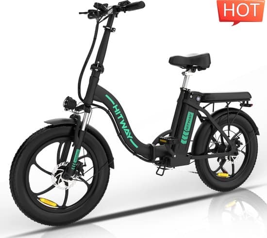 hitway elektrische fiets opvouwbare e bike 20 inch fatbike 112ah 7