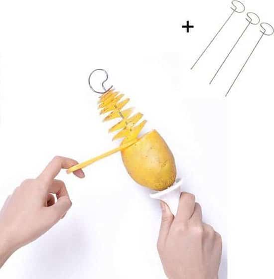 potato twister aardappel spiraal snijder chips maker spiraalsnijder