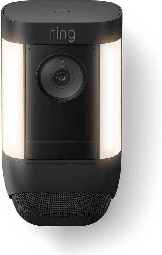 ring spotlight cam pro plug in black