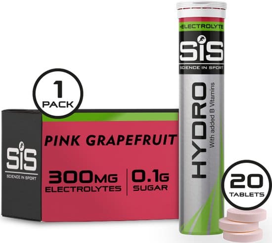 science in sport sis go hydro bruistabletten 300mg elektrolyten pink