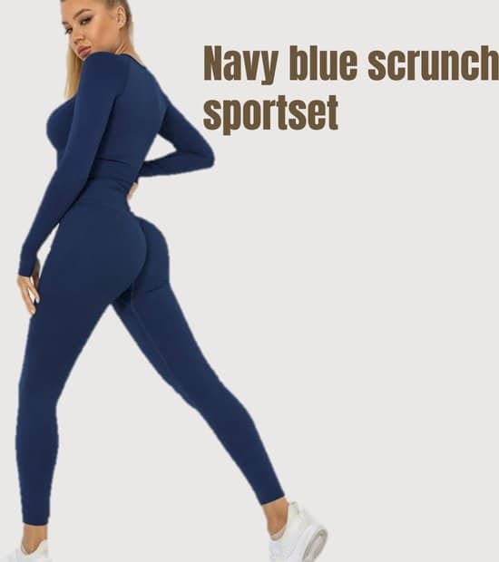 sportchic sportoutfit sportkleding set dames squat proof fitness