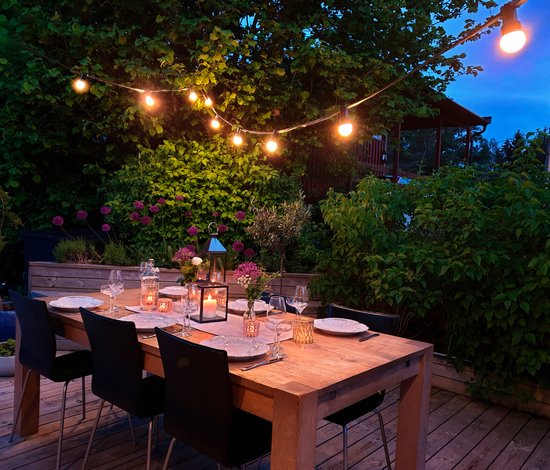 calex lichtsnoer 10m lichtslinger voor buiten tuinverlichting warm wit