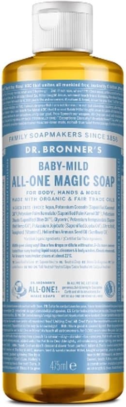 dr bronners gel baby mild 18 in 1 pure castile soap