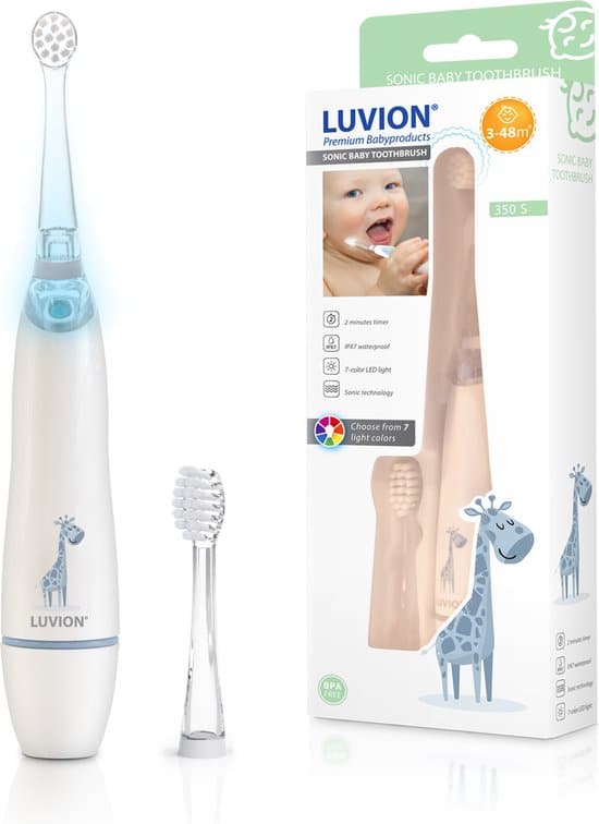 nieuw luvion 350s sonische elektrische tandenborstel voor baby en peuter