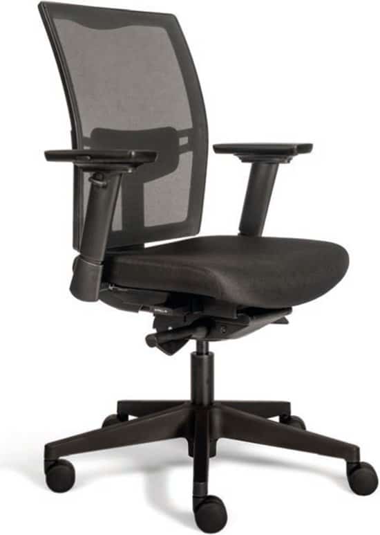 workliving projectas v2 mesh black edition bureaustoel ergonomisch design