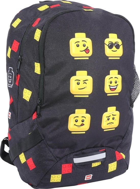 lego school backpack faces black 10048 2007
