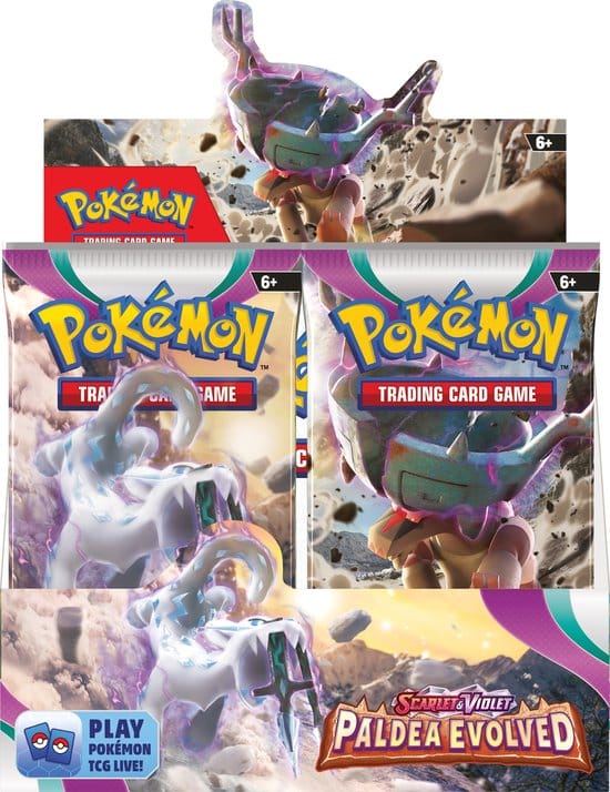 pokemon scarlet violet paldea evolved booster box pokemon kaarten 36
