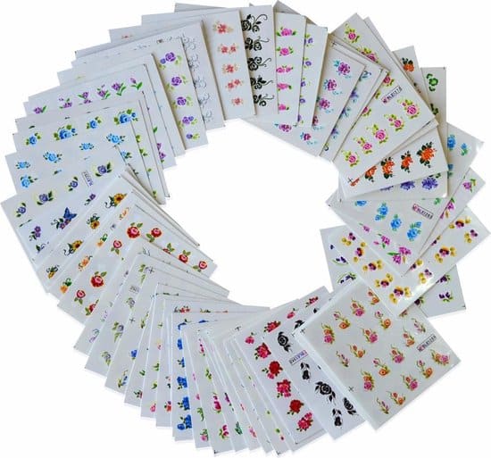 50 vellen nagelstickers 1