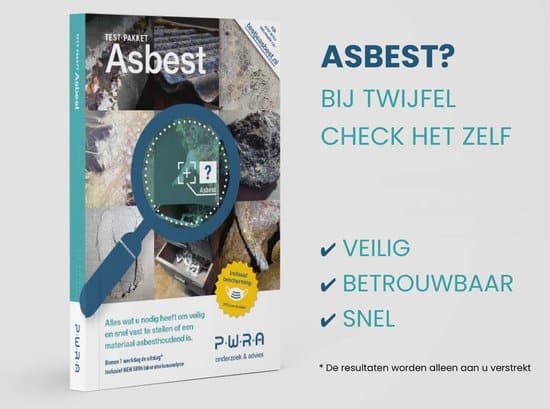 asbest test pakket uitgebreid 1 stuks inclusief nen 5896 analyse en
