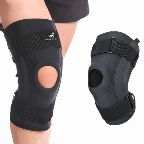 bracefox premium kniebrace ergoknee 3 kniebandage ondersteuning met