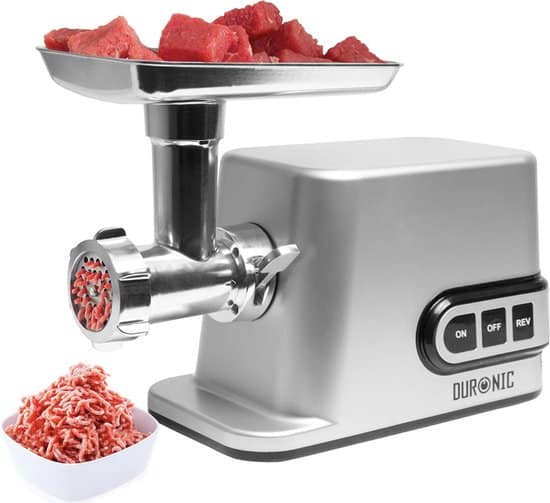 duronic mg301 gehaktmolen 3000 watt vleesmolen met 7 accessoires maak