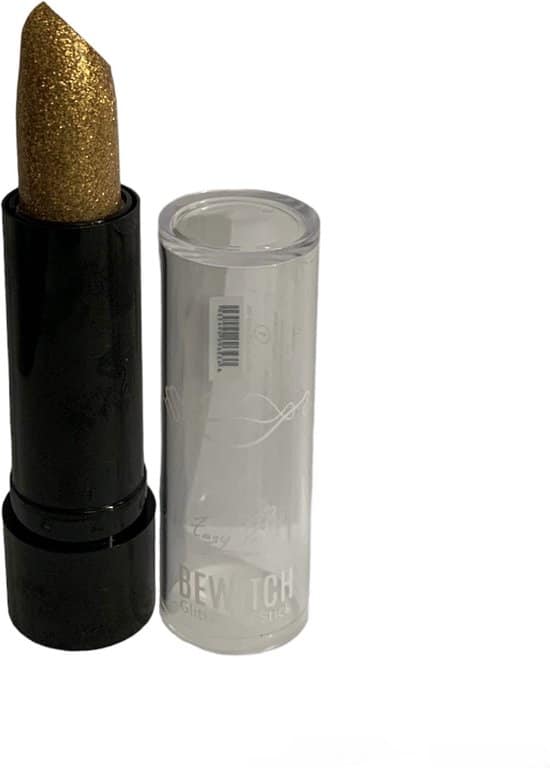 easy paris cosmetics glitter lipstick transparant met gouden mini 1