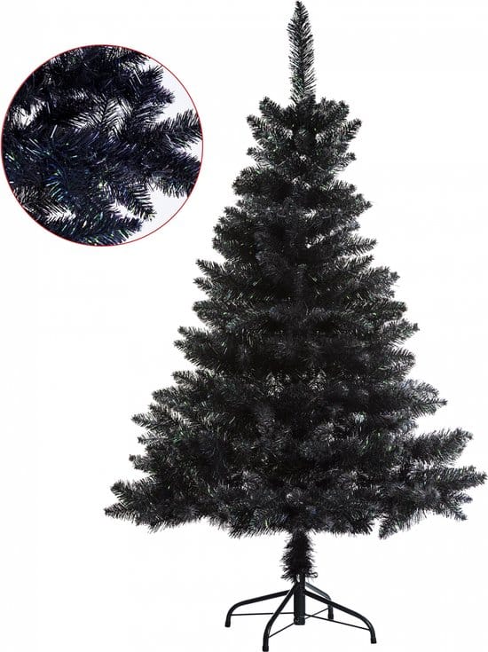 feeric lights kunstkerstboom kerstdecoratie zwart 150cm