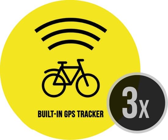 fiets sticker built in gps tracker 4 5 cm 3 stuks anti diefstal