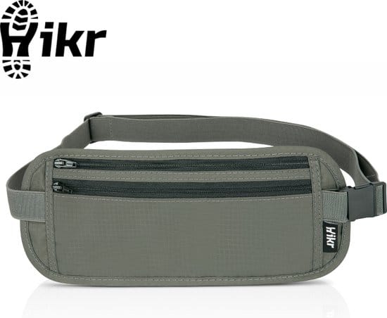 hikr moneybelt premium reisportemonnee waterdicht unisex onzichtbare