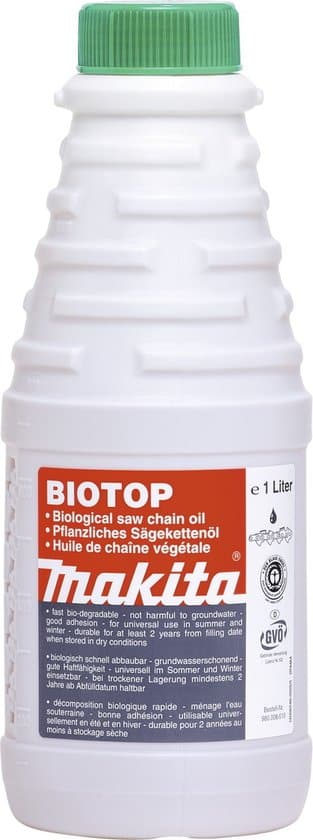 makita 980008610 biotop olie voor kettingzaag 1l