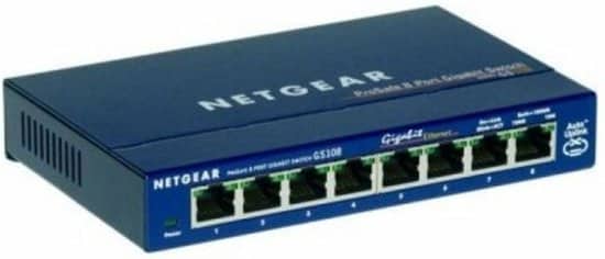 netgear prosafe gs108 netwerk switch unmanaged 8 poorten 1