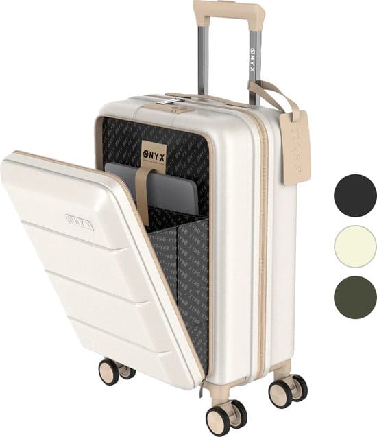 onyx handbagage koffer 35 l spinner wielen lichtgewicht trolley dubbel 5
