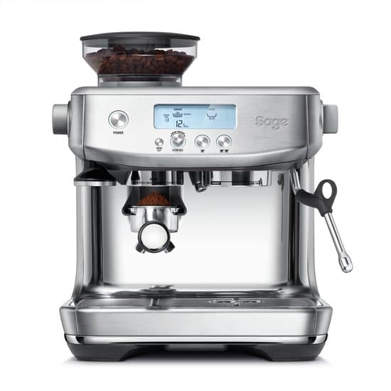 sage the barista pro brushed stainless steel pistonmachine rvs