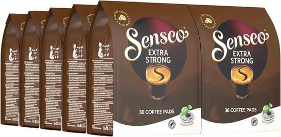 senseo extra strong koffiepads 8 9 intensiteit 10 x 36 pads