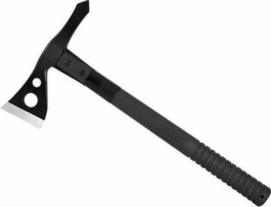 sog knives fusion tactical tomahawk black clampack zakmes zwart