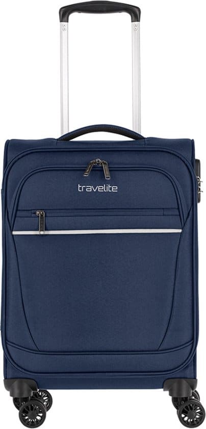 travelite handbagage zachte koffer trolley reiskoffer cabin 55 cm