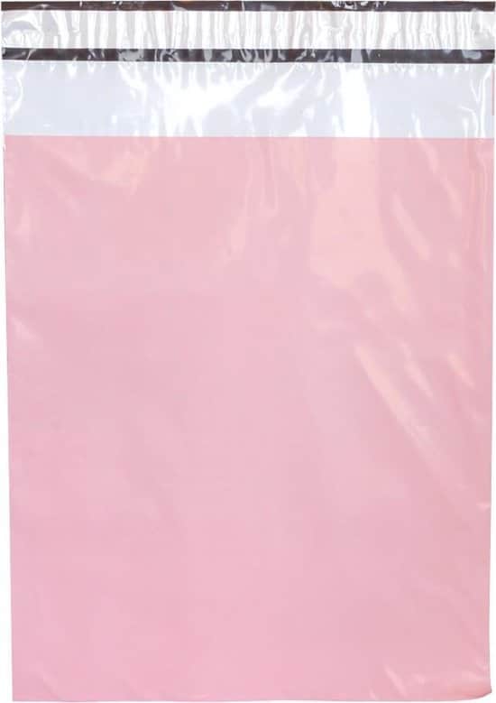 verzendzakken voor kleding 100 stuks 25 x 34 cm a4 roze verzendzakken