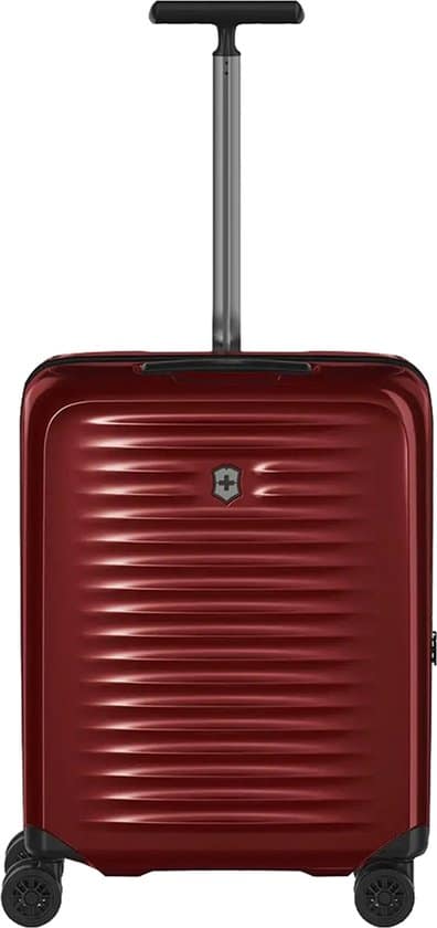victorinox handbagage harde koffer trolley reiskoffer airox 55 cm rood