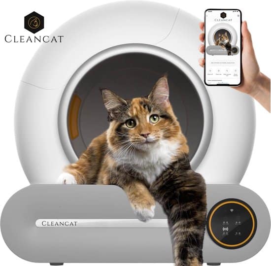 cleancat automatische kattenbak xxl zelfreinigende kattenbak