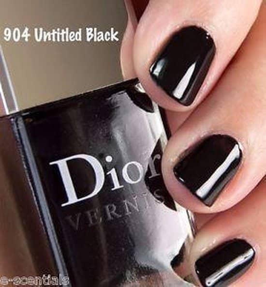 dior vernis nail lacquer nagellak untitled black 904 zwarte