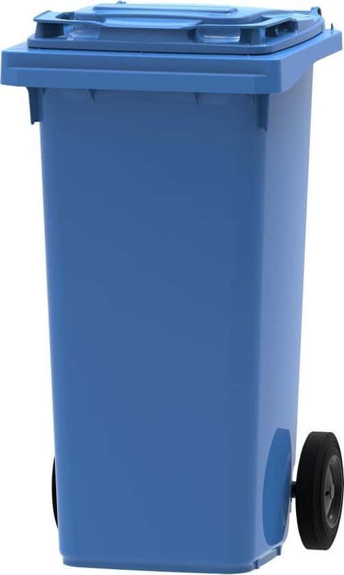 minicontainer 120 liter blauw