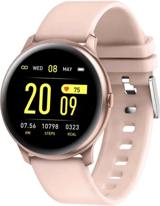 smartwatch rankos kw19 roze smartwatch heren smartwatch dames