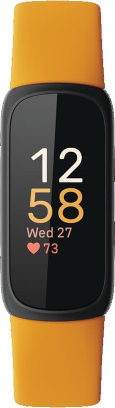 fitbit inspire 3 activity tracker horloge met stappenteller geel 1