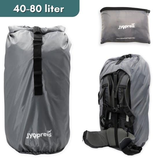 jyopreis flightbag en regencover 40 tot 80l rolltop backpackhoes