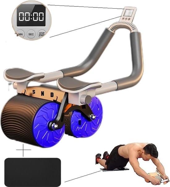 kerst sale snd gym multifunctionele ab roller met timer premium automatische