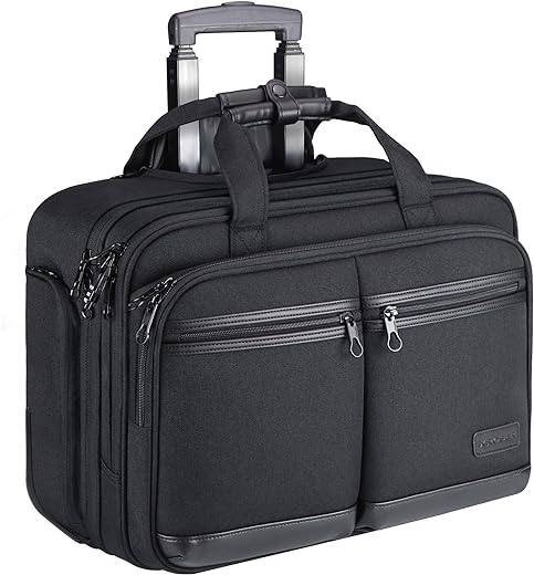 kroser trolley business handbagagekoffer met wielen tot 17 3 inch laptop